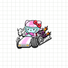 Load image into Gallery viewer, Kawaii Racer Stickers
