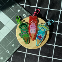 Load image into Gallery viewer, Power Scoops Keychain Set
