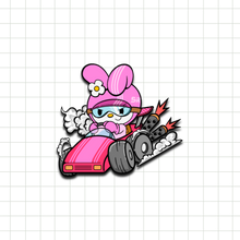 Load image into Gallery viewer, Kawaii Racer Stickers
